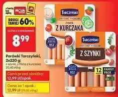 Biedronka Parówki z fileta kurczaka Tarczyński oferta