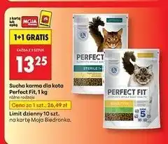 Biedronka Karma dla kota sensitive 1+ Perfect Fit oferta