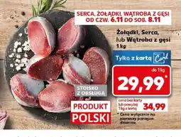 Kaufland Zołądki, Serca, lub Wątroba z gęsi oferta