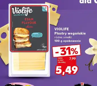 Kaufland Violife Plastry wegańskie oferta