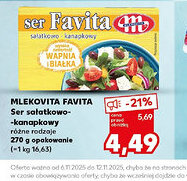 Kaufland MLEKOVITA FAVITA Ser sałatkowo-kanapkowy oferta
