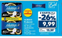 Kaufland ALWAYS Podpaski oferta