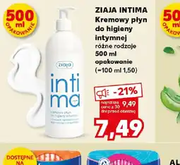 Kaufland ZIAJA INTIMA Kremowy płyn do higieny intymnej oferta