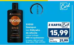Kaufland Syoss Szampon lub Odżywka do włosów oferta
