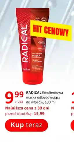 Poczta Polska RADICAL Emolientowa maska odbudowująca oferta