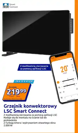 Action Grzejnik konwektorowy LSC Smart Connect oferta