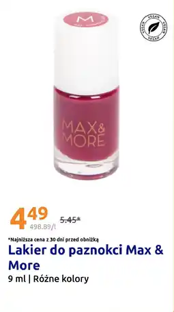 Action Lakier do paznokci Max & More oferta