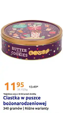 Action Ciastka w puszce bożonarodzeniowej oferta