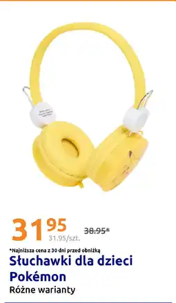 Action Słuchawki dla dzieci Pokémon oferta