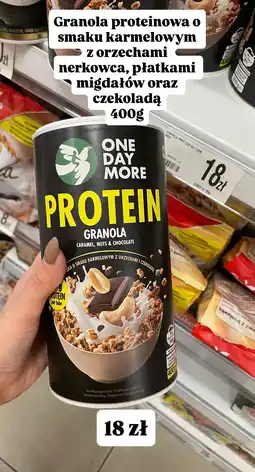 Dealz Granola proteinowa karmel, orzechy, czekolada One Day More oferta