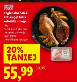 Lidl Gęś biała kołudzka nogi Regionalne Szlaki oferta