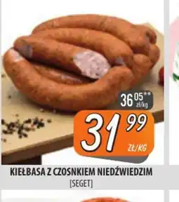 Społem Szczecin KIELBASA Z CZOSNKIEM NIEDXWIEDZIM oferta