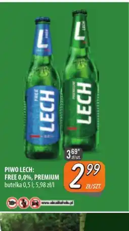 Społem Szczecin Piwo Lech oferta