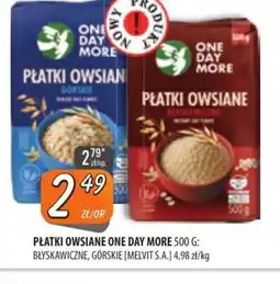 Społem Szczecin Płatki Owsiane One Day More oferta