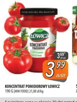 Społem Szczecin KONCENTRAT POMIDOROWY LOWICZ oferta