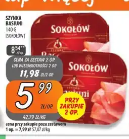Społem Szczecin Szynka Basiuni oferta
