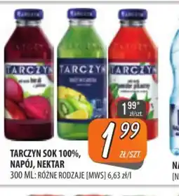 Społem Szczecin TARCZYN SOK 100%, NAPOJ, NEKTAR oferta