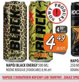 Społem Szczecin Napój Black Energy oferta