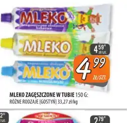 Społem Szczecin MLEKO ZAGESZCZONE W TUBIE oferta