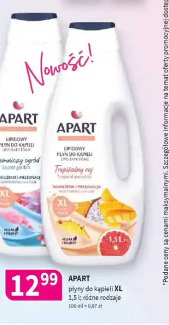 APART płyny do kąpieli