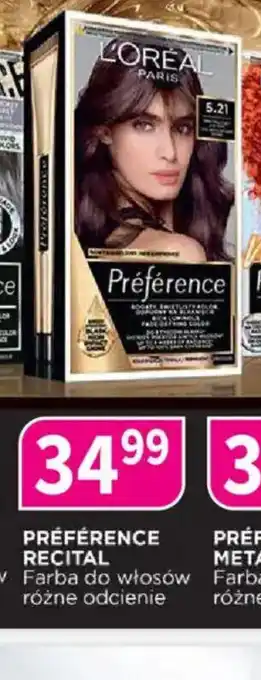 Drogerie Polskie L'Oréal Préférence Recital oferta