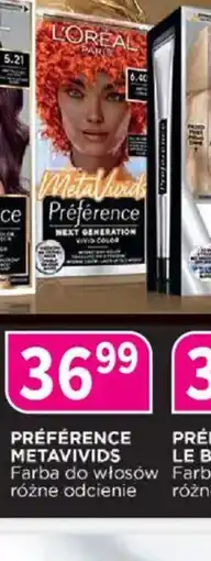 Drogerie Polskie PRÉFÉRENCE METAVIVIDS oferta