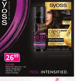 Drogerie Polskie SYOSS farba do włosów / spray maskujący odrosty oferta