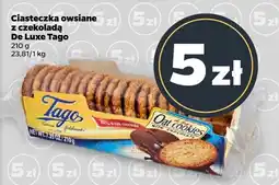 Netto Ciasteczka owsiane z czekoladą De Luxe Tago oferta