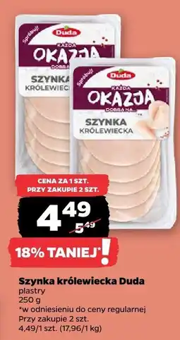 Netto Szynka królewiecka Duda plastry oferta
