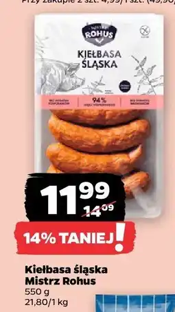 Netto Kiełbasa śląska Mistrz Rohus oferta
