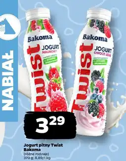 Netto Jogurt pitny Twist Bakoma oferta
