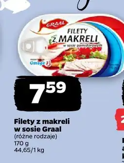 Netto Filety z makreli w sosie Graal oferta