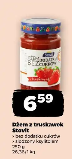 Netto Dżem z truskawek Stovit bez dodatku cukrów oferta