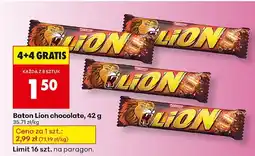 Biedronka Baton Lion chocolate 4+4 GRATIS Nestle oferta