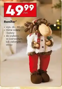 Biedronka Renifer 88 cm oferta