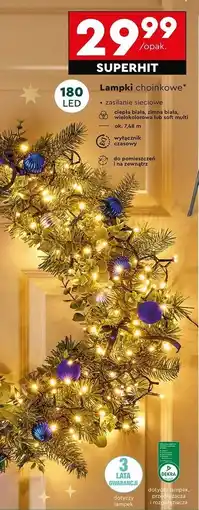 Biedronka Lampki choinkowe 7.48 m oferta