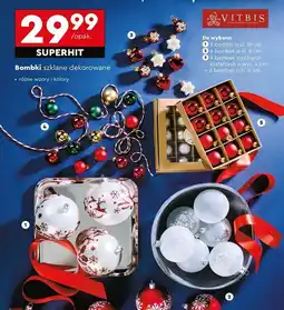 Biedronka Bombki okrągłe 6 cm Vitbis oferta