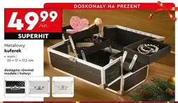 Biedronka Kuferek metalowy 25 x 17 17.5 cm oferta