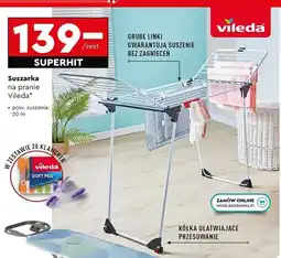 Biedronka Suszarka na bieliznę 20 m Vileda oferta