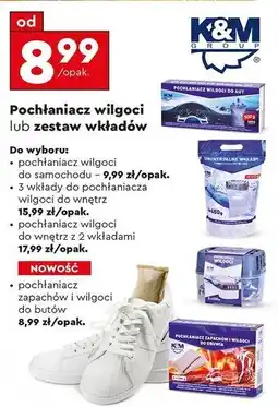 Biedronka Pochłaniacz zapachów i wilgoci do butów K&M oferta