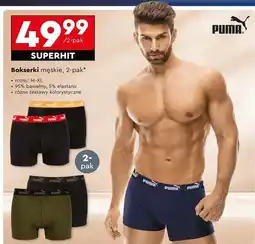 Biedronka Bokserki męskie m-xl Puma oferta