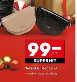 Biedronka Torebka damska listonoszka Puccini oferta