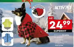 Biedronka Zimowe ubranko dla psa l-xl Activ Pet oferta