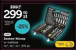 Biedronka Zestaw kluczy nasadowych 38d852 Topex oferta