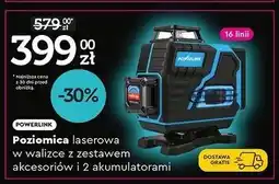 Biedronka Poziomica laserowa w walizce z akumulatorami Powerlink oferta