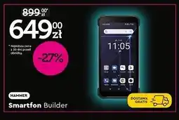 Biedronka Smartfon builder 6/128 gb Hammer oferta