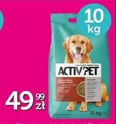 Biedronka Karma dla psa z wołowiną i warzywami Activ Pet oferta