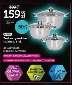 Biedronka Komplet garnków multima Zwieger oferta