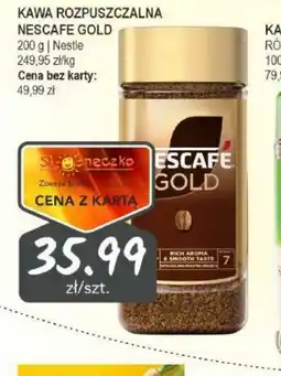 Słoneczko Kawa rozpuszczalna Nescafe Gold oferta