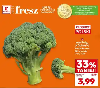 Brokuł polski 500 g sztuka Kaufland